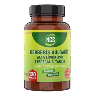 NCS Berberis Vulgaris Alfa Lipoik Asit Zerdeçal Tarçın 120 Tablet ürün görseli