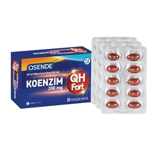 Osende Koenzim QH Fort 200 mg 30 Kapsül ürün görseli