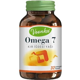Voonka Omega 7 Kır İğdesi Yağı 500 mg 32 Yumuşak Kapsül ürün görseli