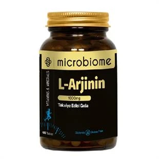 Microbiome L-Arjinin 1000 mg 60 Tablet ürün görseli