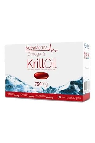 Nutramedica Krill Oil 750 mg 30 Kapsül ürün görseli