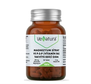 Venatura Magnezyum Sitrat ve P5P Vitamin B6 60 Tablet ürün görseli