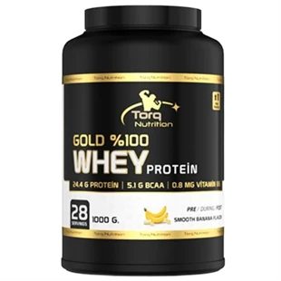 Torq Nutrition Gold Whey Muz Aromalı 1000 gr ürün görseli