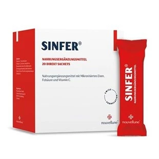 Sinfer 4O mg 20 Saşe ürün görseli