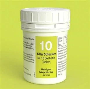 Adler Schüssler No: 10 Tablets ürün görseli