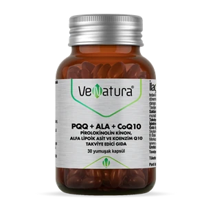 VeNatura PQQ+ALA+KoenzimQ10+Alfa Lipoik Asit 30 Kapsül ürün görseli