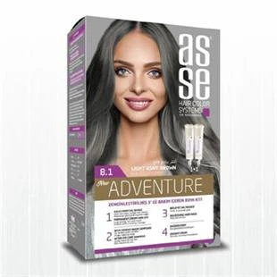 Asse Hair Color System Saç Boyası Açık Küllü Kumral No: 8.1 ürün görseli