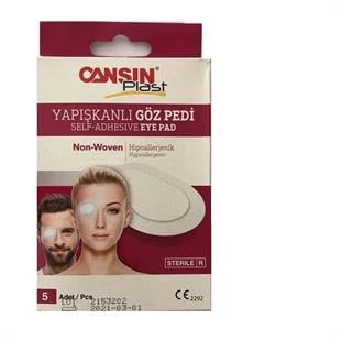 Cansın Plast Yapışkanlı Göz Pedi 6,5x9,5 cm 5'li ürün görseli