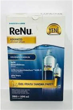 Renu Advanced Lens Solüsyon 360 + 100 ml (180 TL Etiketli) ürün görseli