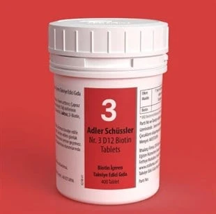 Adler Schüssler No: 3 Tablets ürün görseli 1