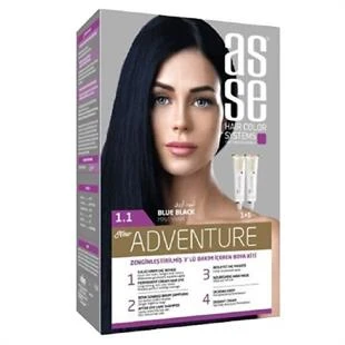 Asse Hair Color System Saç Boyası Mavi Siyah No: 1.1 ürün görseli