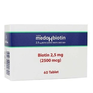 Medohbiotin 2,5 mg 60 Tablet ürün görseli