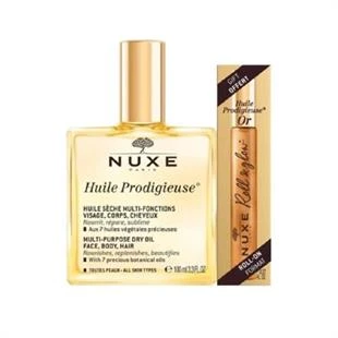 Nuxe Huile Prodigieuse Çok Amaçlı Kuru Yağ 100 ml + Nuxe Huile Prodigieuse Or 8 ml ürün görseli
