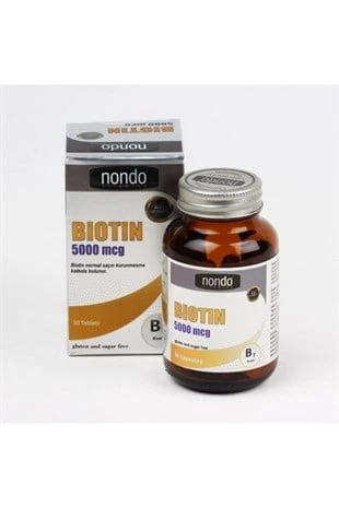 Nondo Biotin 5000 mg 30 Kapsül ürün görseli