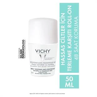 Vichy Roll-On Deodorant Hassas ve Epilasyon Yapılmış Ciltler için 50 ml ürün görseli