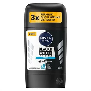 Nivea Men Black & White Invisible Fresh Stick Deodorant 50 ml ürün görseli