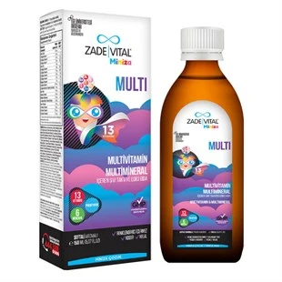 Zade Vital Miniza Multivitamin & Mineral Şurup 150 ml ürün görseli