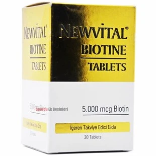 Newvital Biotine 5000 mcg 60 Tablet ürün görseli