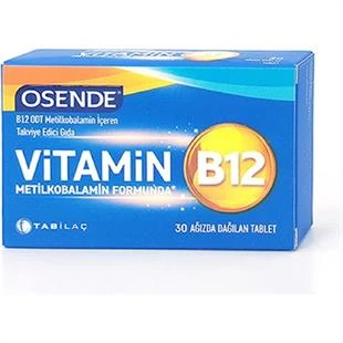 Osende Vitamin B12 30 Ağızda Dağılan Tablet ürün görseli