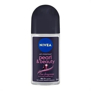 Nivea Pearl & Beauty Black Kadın Roll-On Deodorant 50 ml ürün görseli