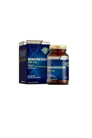 Nutraxin Magnesium 250 mg 60 Tablet ürün görseli