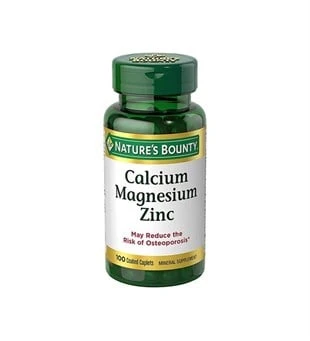 Nature's Bounty Calcium Magnesium Zinc 100 Tablet ürün görseli