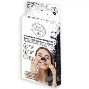 Bee Beauty Aktif Karbon Siyah Nokta Bandı 6'lı ürün görseli