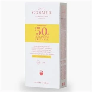 Cosmed Sun Essential Ultrasense Cream Gel Hassas ve Kızarıklığa Eğilimli Ciltler İçin Yatıştırıcı Sakinleştirici Yüz Güneş Kremi - Yeni Nesil Filtreler 40 ml ürün görseli 1