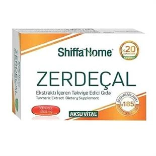 Shiffa Home Zerdeçal Curcumin 1300 mg 30 Yumuşak Kapsül ürün görseli