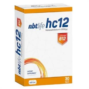 NBT Life HC12 Vitamin B12 30 Tablet ürün görseli