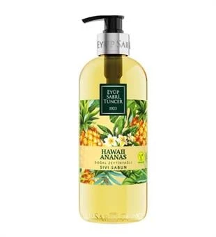 Eyüp Sabri Tuncer Doğal Zeytinyağlı Sıvı Sabun Hawaii Ananas 500 ml ürün görseli