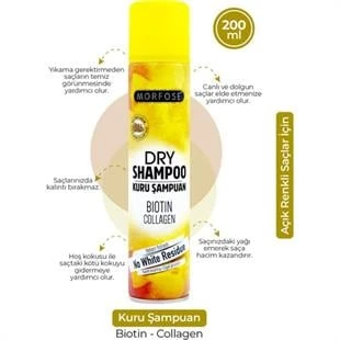 Morfose Kuru Şampuan Açık Renkli Saçlar 200 ml ürün görseli