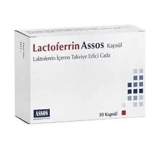 Lactoferrin Assos 30 Kapsül ürün görseli