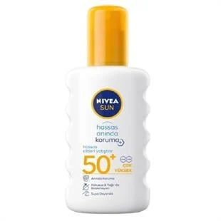 Nivea Sun Hassas Anında Koruma Güneş Koruyucu Sprey SPF50 200 ml ürün görseli
