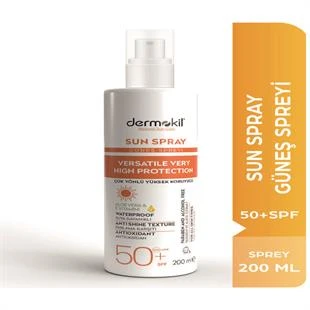 Dermokil Sun Sprey - Çok Yönlü Yüksek Koruyucu Güneş Spreyi SPF50 200 ml ürün görseli 1