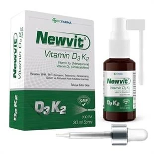 Newvit Vitamin D3K2 Sprey 30 ml ürün görseli