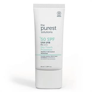 The Purest Solutions Dry Touch Protection Mat Bitişli Yağlı Ciltler İçin Güneş Kremi SPF50+ 50 ml ürün görseli
