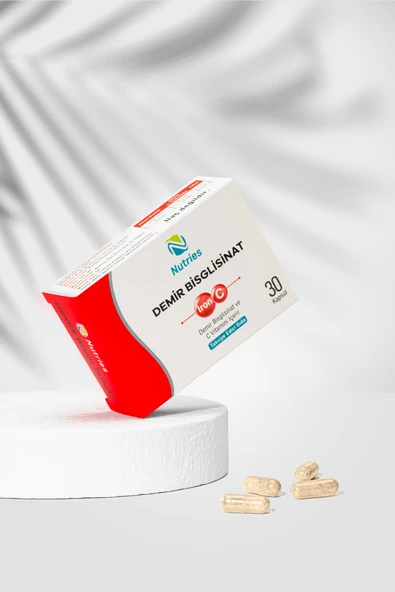 Demir Bisglisinat 30 Kapsül - 2 li Avantaj Paketi - Resim 3