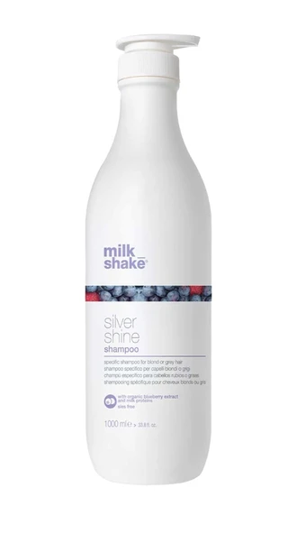 Milk Shake Silver Shine Sarı ve Gri Saçlar İçin Sülfatsız Mor Tonlama Şampuanı 1000 ml ürün görseli 1