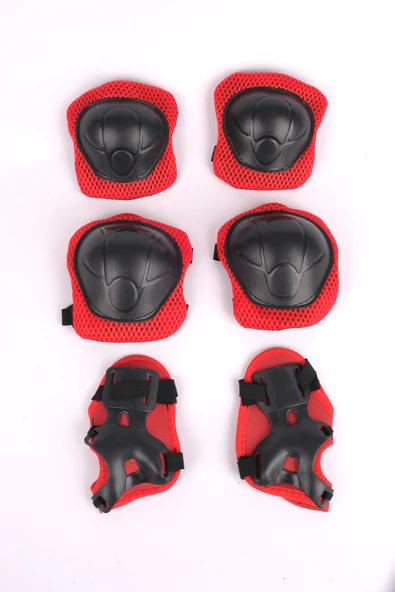 F-sports Dizlik Dirseklik Koruyucu Seti Kırmızı FR38811