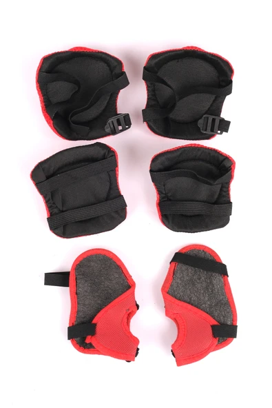 F-sports Dizlik Dirseklik Koruyucu Seti Kırmızı FR38811 - 2