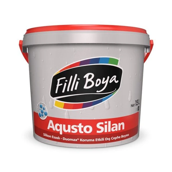 Filli Boya Aqusto Silan Silikonlu Dış Cephe Boyası 15 Lt