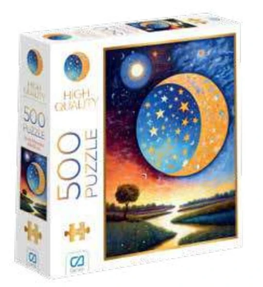 Ay Ve Manzara Puzzle 500 - 1