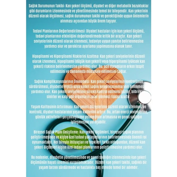 Diyabet Kan Şekeri Takip Çizelgesi Defteri A Kalite Özel Tasarım 12 Aylık 2025 - Resim 2