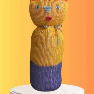 Tıkırık Örgü Yastık Uyku Ve Oyun Arkadaşı Çıtırtı - 35 Cm ürün görseli