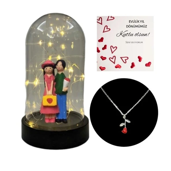 Fanus Teraryum İki Arkadaş Kolye Hediyeli - 3