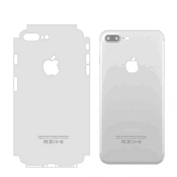 Apple iPhone 8 Plus Renkli Arka ve Yan Koruma Jelatin Sticker Kaplama Film - 4