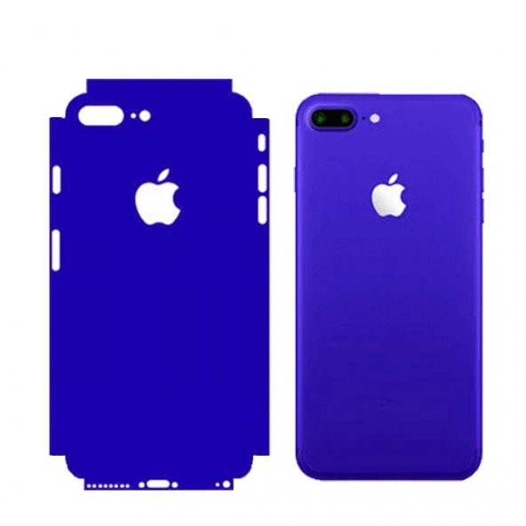 Apple iPhone 8 Plus Renkli Arka ve Yan Koruma Jelatin Sticker Kaplama Film - 6