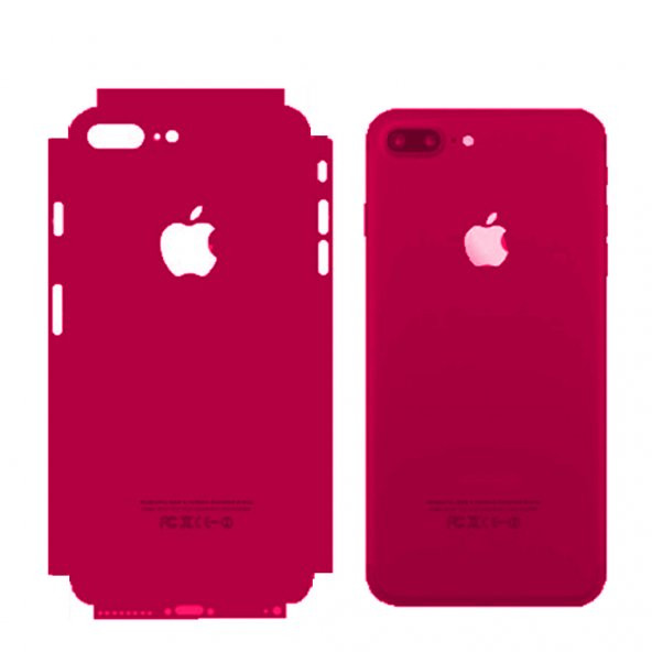 Apple iPhone 8 Plus Renkli Arka ve Yan Koruma Jelatin Sticker Kaplama Film - 7