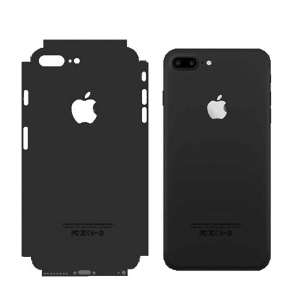 Apple iPhone 8 Plus Renkli Arka ve Yan Koruma Jelatin Sticker Kaplama Film - 10